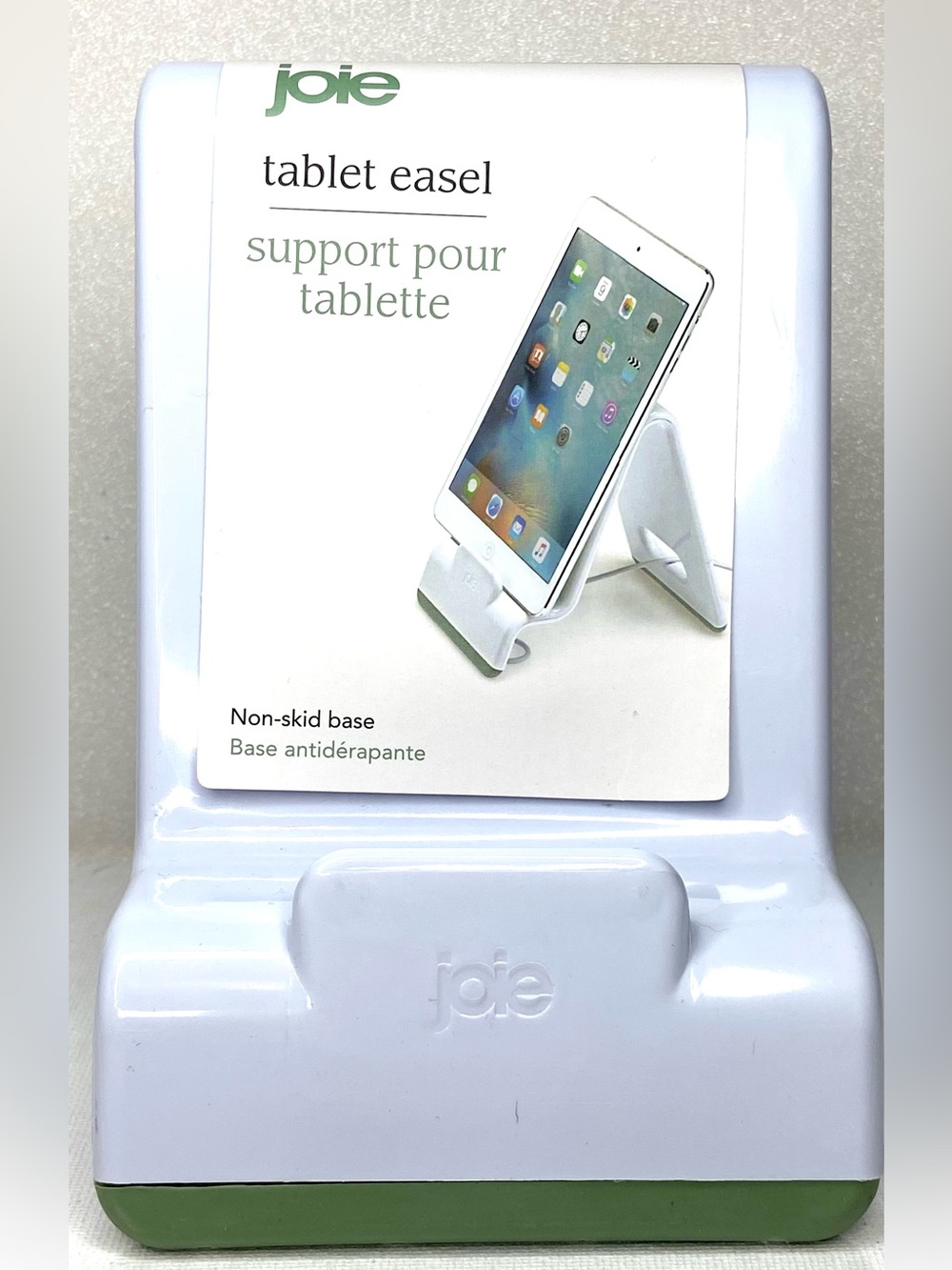 Joie White and Green Portable Tablet/PHONE Easel Stand